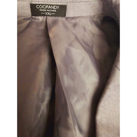 Men's new Coofandy single button Blazer size 2X - Picture 4 of 11